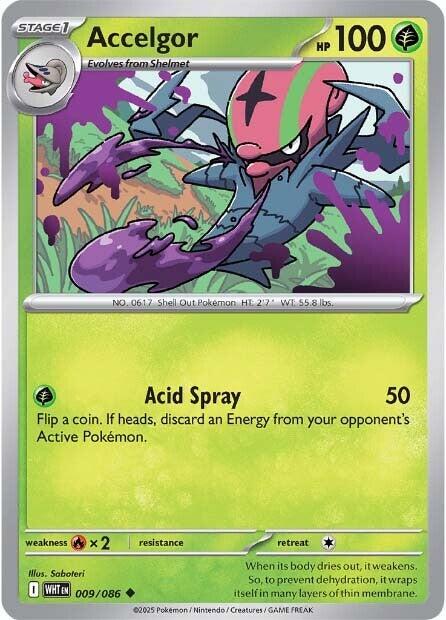 Accelgor (009/086) [Scarlet & Violet: White Flare] | Exor Games New Glasgow
