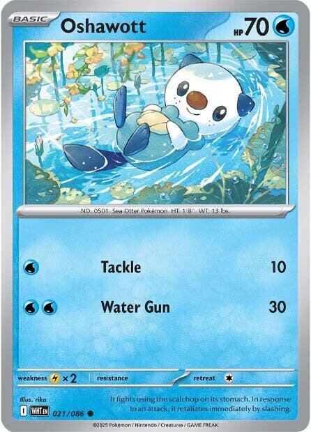 Oshawott (021/086) [Scarlet & Violet: White Flare] | Exor Games New Glasgow