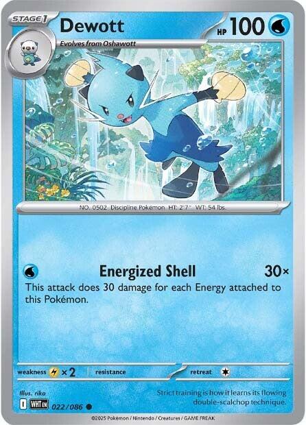 Dewott (022/086) [Scarlet & Violet: White Flare] | Exor Games New Glasgow