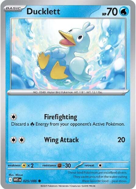Ducklett (025/086) [Scarlet & Violet: White Flare] | Exor Games New Glasgow