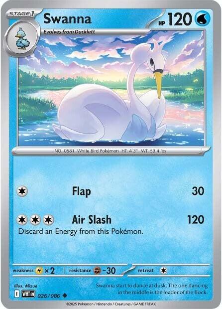 Swanna (026/086) [Scarlet & Violet: White Flare] | Exor Games New Glasgow