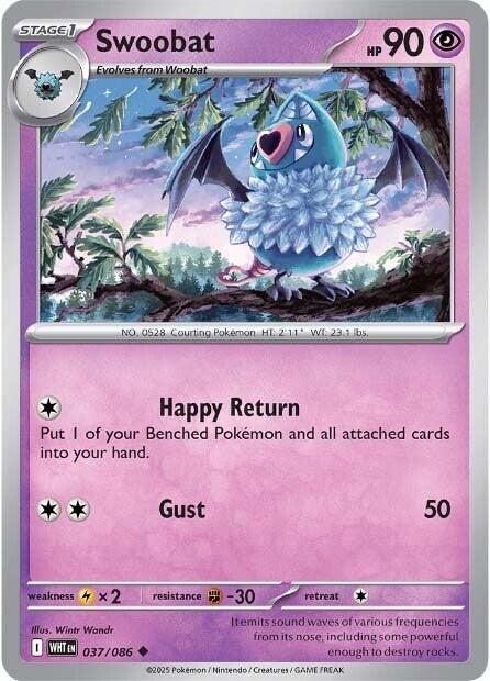 Swoobat (037/086) [Scarlet & Violet: White Flare] | Exor Games New Glasgow