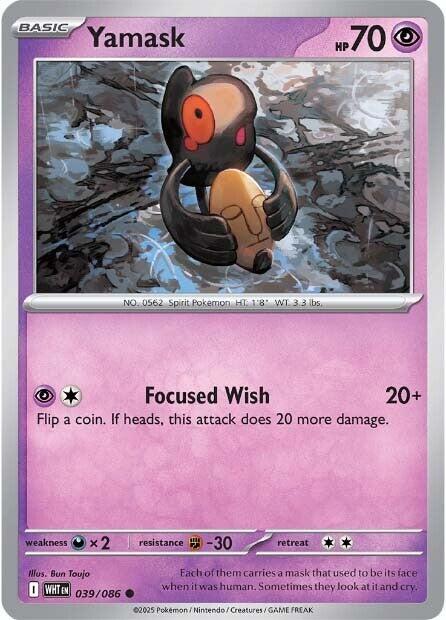 Yamask (039/086) [Scarlet & Violet: White Flare] | Exor Games New Glasgow