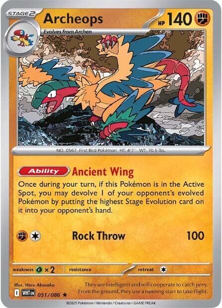 Archeops (051/086) [Scarlet & Violet: White Flare] | Exor Games New Glasgow
