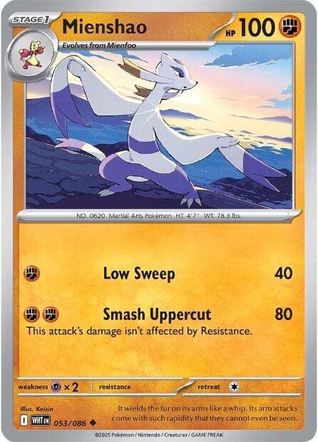 Mienshao (053/086) [Scarlet & Violet: White Flare] | Exor Games New Glasgow