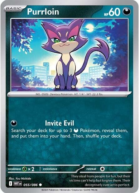 Purrloin (055/086) [Scarlet & Violet: White Flare] | Exor Games New Glasgow