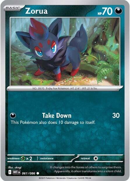 Zorua (061/086) [Scarlet & Violet: White Flare] | Exor Games New Glasgow