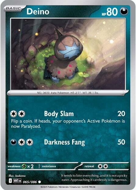 Deino (065/086) [Scarlet & Violet: White Flare] | Exor Games New Glasgow