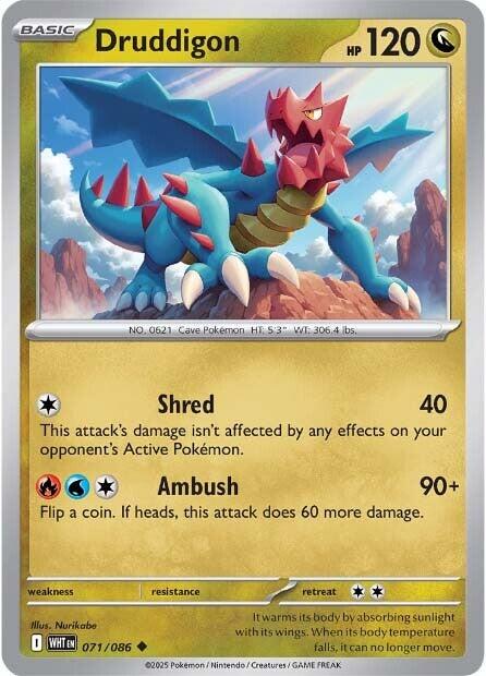Druddigon (071/086) [Scarlet & Violet: White Flare] | Exor Games New Glasgow