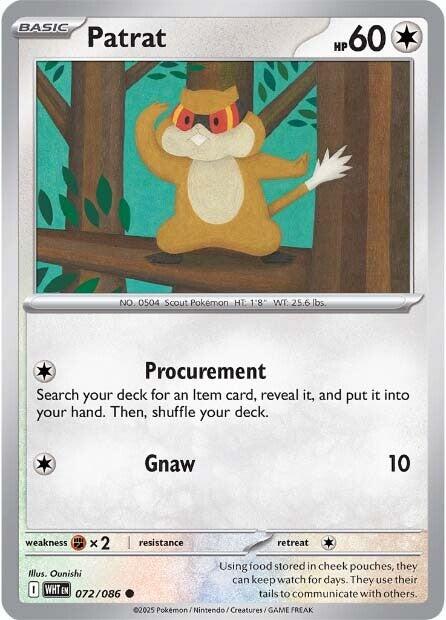 Patrat (072/086) [Scarlet & Violet: White Flare] | Exor Games New Glasgow