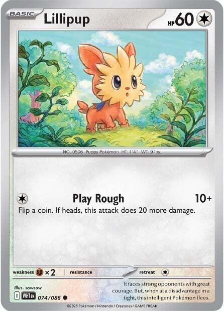 Lillipup (074/086) [Scarlet & Violet: White Flare] | Exor Games New Glasgow