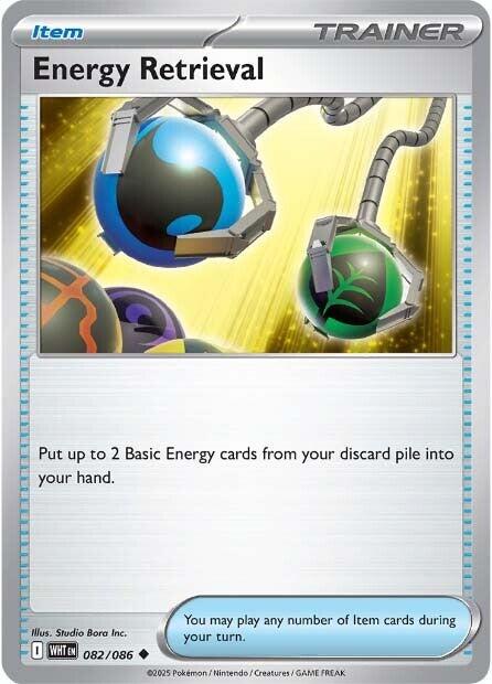 Energy Retrieval (082/086) [Scarlet & Violet: White Flare] | Exor Games New Glasgow