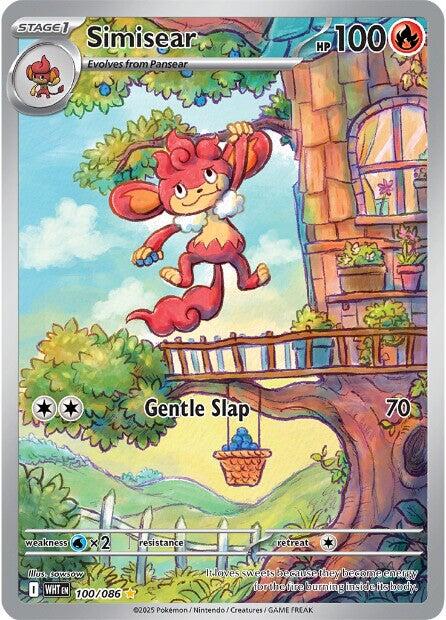 Simisear (100/086) [Scarlet & Violet: White Flare] | Exor Games New Glasgow