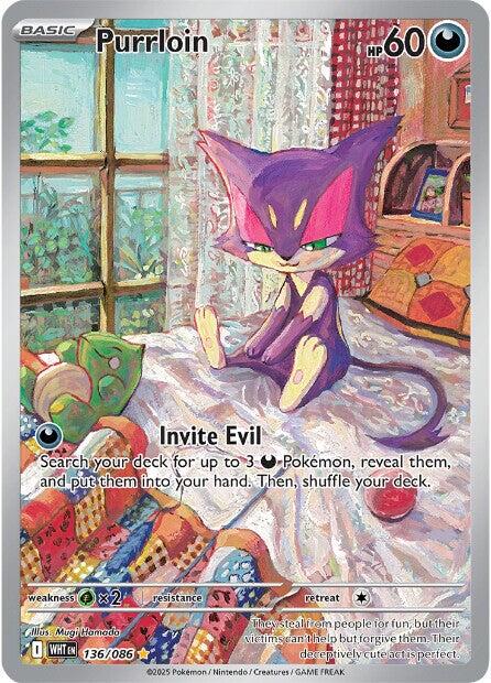 Purrloin (136/086) [Scarlet & Violet: White Flare] | Exor Games New Glasgow