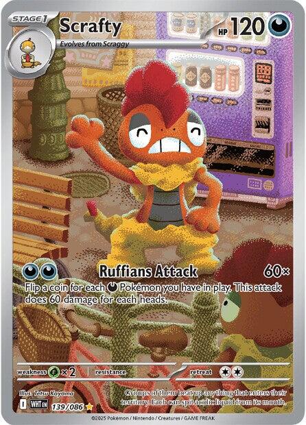 Scrafty (139/086) [Scarlet & Violet: White Flare] | Exor Games New Glasgow