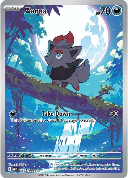 Zorua (142/086) [Scarlet & Violet: White Flare] | Exor Games New Glasgow