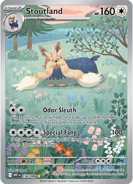 Stoutland (156/086) [Scarlet & Violet: White Flare] | Exor Games New Glasgow