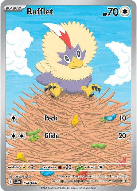 Rufflet (154/086) [Scarlet & Violet: Black Bolt] | Exor Games New Glasgow