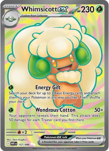Whimsicott ex (157/086) [Scarlet & Violet: White Flare] | Exor Games New Glasgow