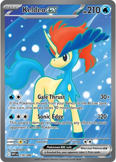 Keldeo ex (159/086) [Scarlet & Violet: White Flare] | Exor Games New Glasgow