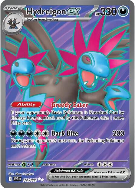 Hydreigon ex (161/086) [Scarlet & Violet: White Flare] | Exor Games New Glasgow