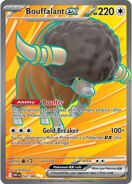 Bouffalant ex (162/086) [Scarlet & Violet: White Flare] | Exor Games New Glasgow