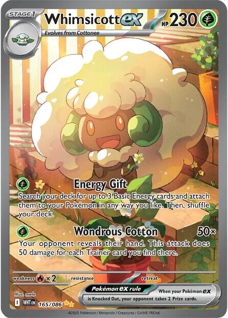 Whimsicott ex (165/086) [Scarlet & Violet: White Flare] | Exor Games New Glasgow