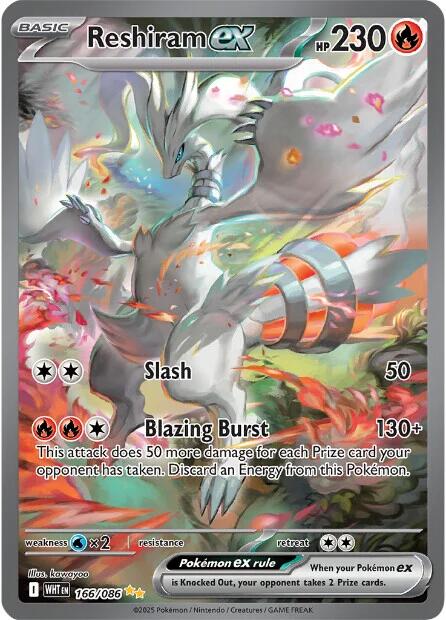Reshiram ex (166/086) [Scarlet & Violet: White Flare] | Exor Games New Glasgow