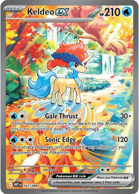 Keldeo ex (167/086) [Scarlet & Violet: White Flare] | Exor Games New Glasgow