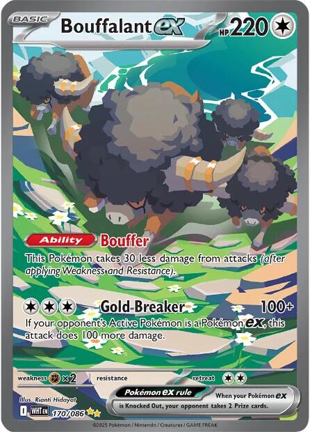 Bouffalant ex (170/086) [Scarlet & Violet: White Flare] | Exor Games New Glasgow