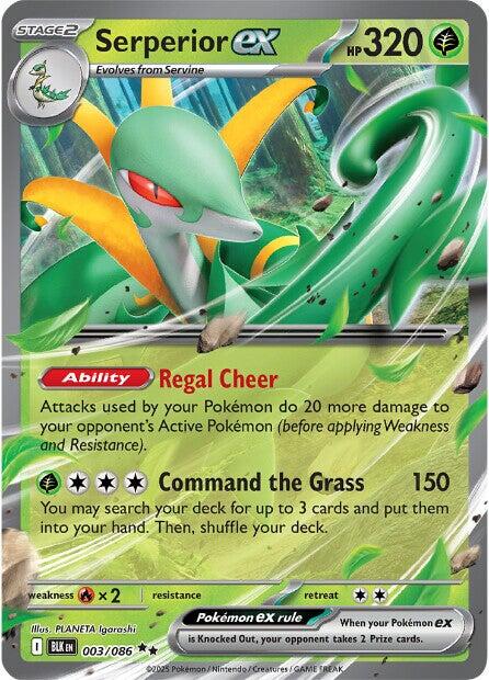 Serperior ex (003/086) [Scarlet & Violet: Black Bolt] | Exor Games New Glasgow