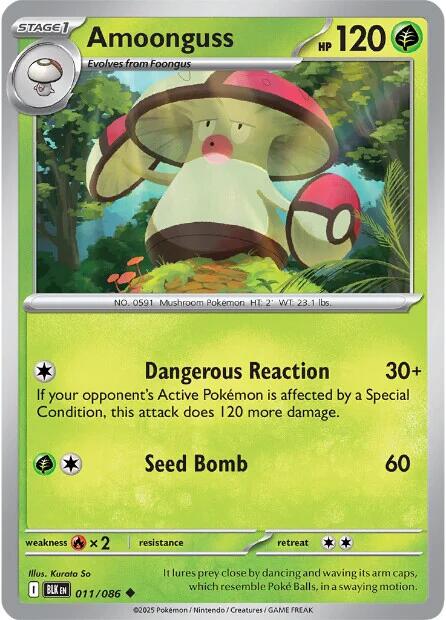 Amoonguss (011/086) [Scarlet & Violet: Black Bolt] | Exor Games New Glasgow