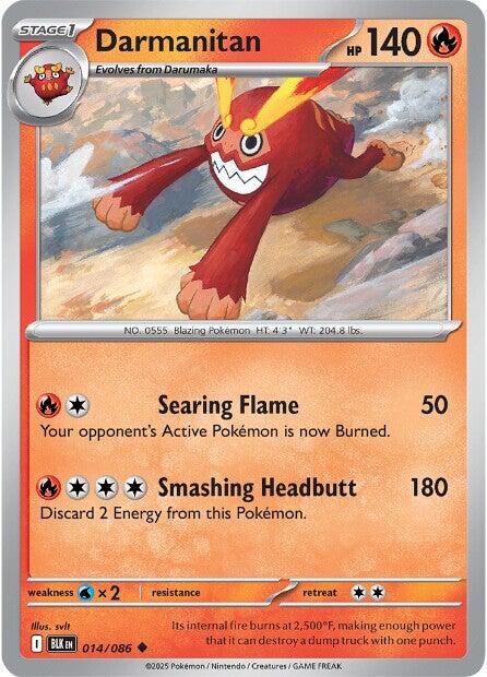 Darmanitan (014/086) [Scarlet & Violet: Black Bolt] | Exor Games New Glasgow