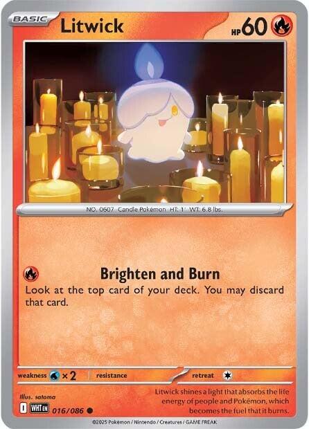 Litwick (016/086) [Scarlet & Violet: White Flare] | Exor Games New Glasgow