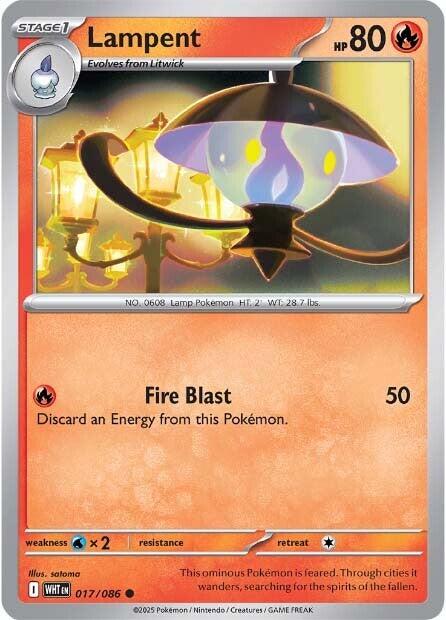 Lampent (017/086) [Scarlet & Violet: White Flare] | Exor Games New Glasgow