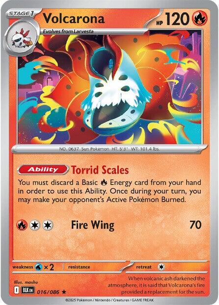 Volcarona (016/086) [Scarlet & Violet: Black Bolt] | Exor Games New Glasgow