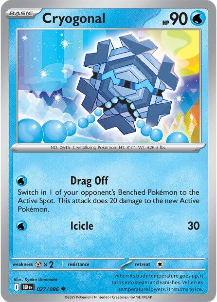 Cryogonal (027/086) [Scarlet & Violet: Black Bolt] | Exor Games New Glasgow