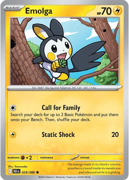 Emolga (029/086) [Scarlet & Violet: Black Bolt] | Exor Games New Glasgow