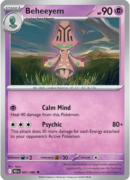 Beheeyem (041/086) [Scarlet & Violet: Black Bolt] | Exor Games New Glasgow
