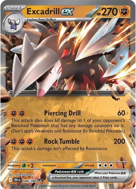 Excadrill ex (046/086) [Scarlet & Violet: Black Bolt] | Exor Games New Glasgow