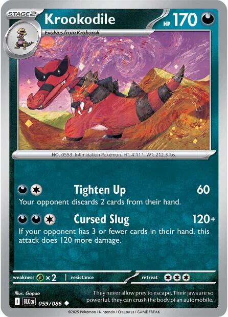 Krookodile (059/086) [Scarlet & Violet: Black Bolt] | Exor Games New Glasgow