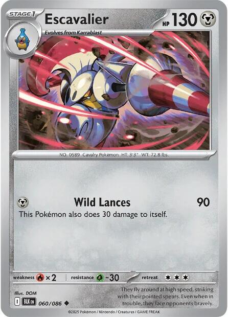 Escavalier (060/086) [Scarlet & Violet: Black Bolt] | Exor Games New Glasgow