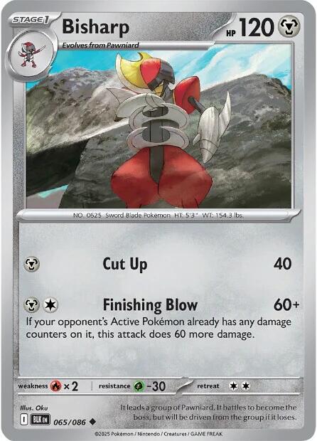 Bisharp (065/086) [Scarlet & Violet: Black Bolt] | Exor Games New Glasgow