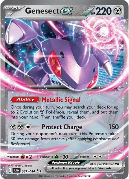 Genesect ex (067/086) [Scarlet & Violet: Black Bolt] | Exor Games New Glasgow