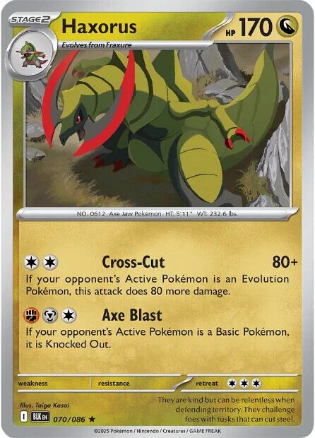 Haxorus (070/086) [Scarlet & Violet: Black Bolt] | Exor Games New Glasgow