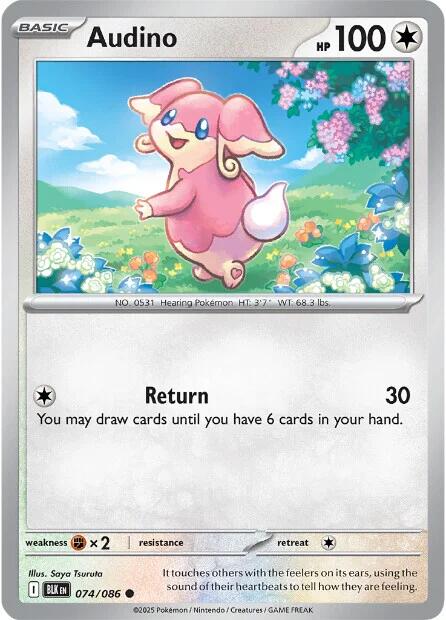 Audino (074/086) [Scarlet & Violet: Black Bolt] | Exor Games New Glasgow