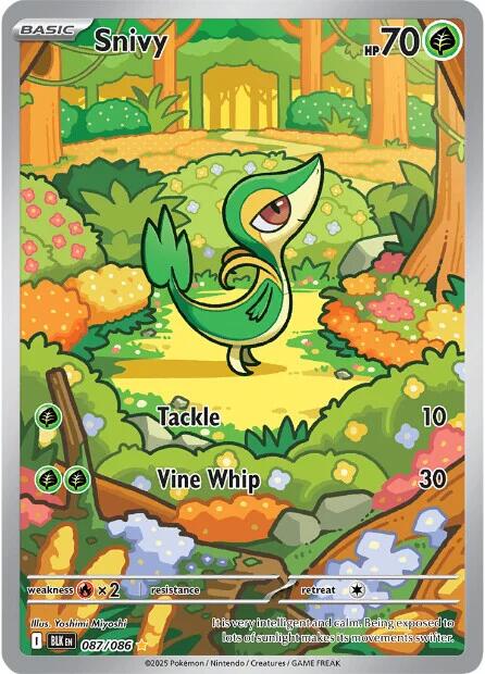 Snivy (087/086) [Scarlet & Violet: Black Bolt] | Exor Games New Glasgow