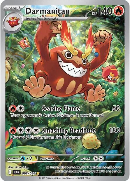 Darmanitan (098/086) [Scarlet & Violet: Black Bolt] | Exor Games New Glasgow
