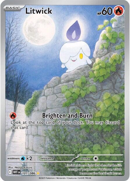 Litwick (101/086) [Scarlet & Violet: White Flare] | Exor Games New Glasgow