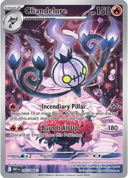 Chandelure (103/086) [Scarlet & Violet: White Flare] | Exor Games New Glasgow